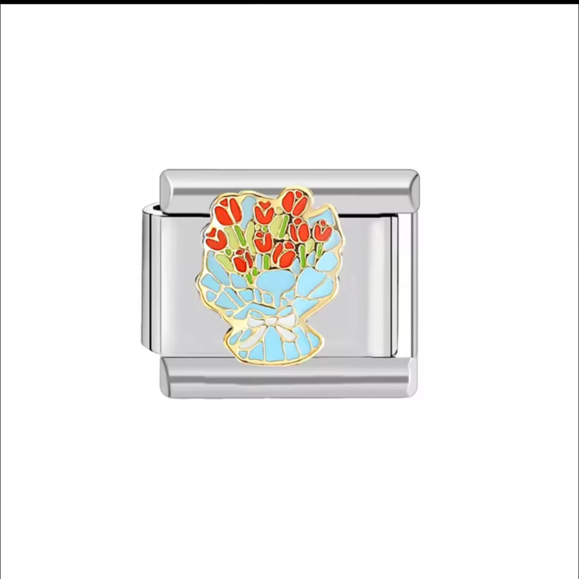 Roses Silver Charm