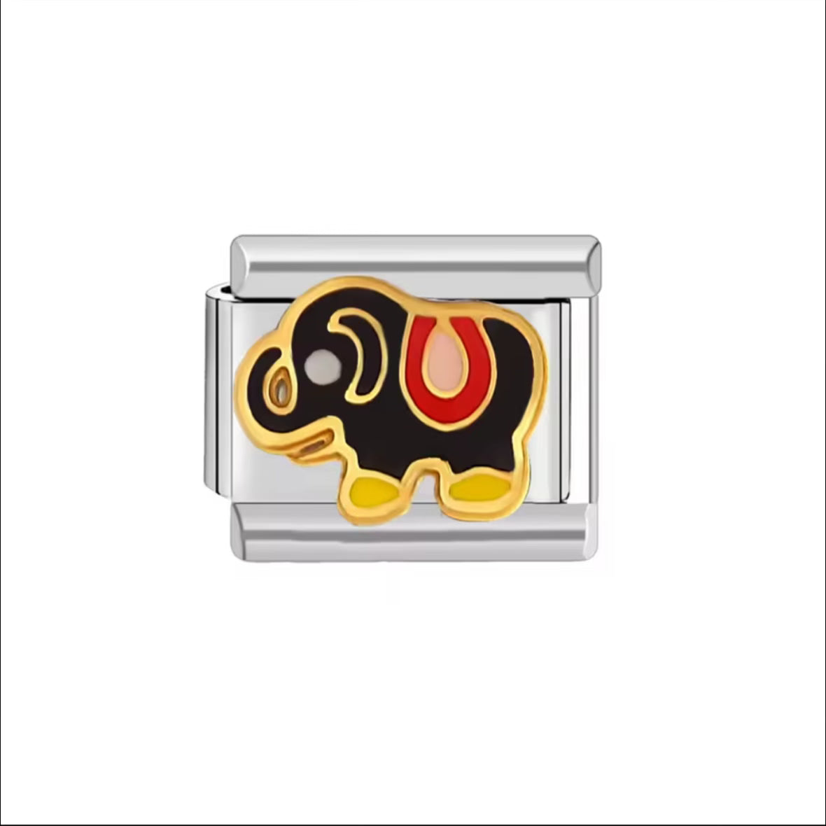 Elephant Silver Charm