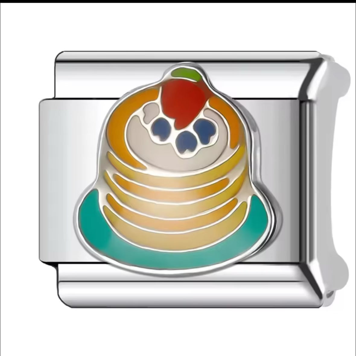 Pancake Silver Charm
