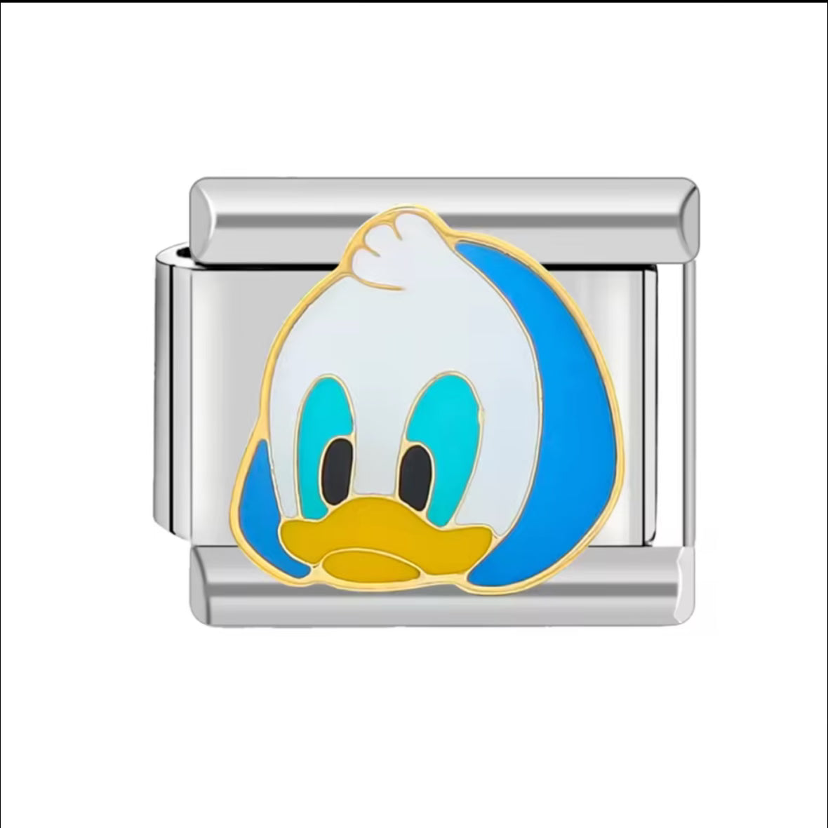 Donald Duck Silver Charm