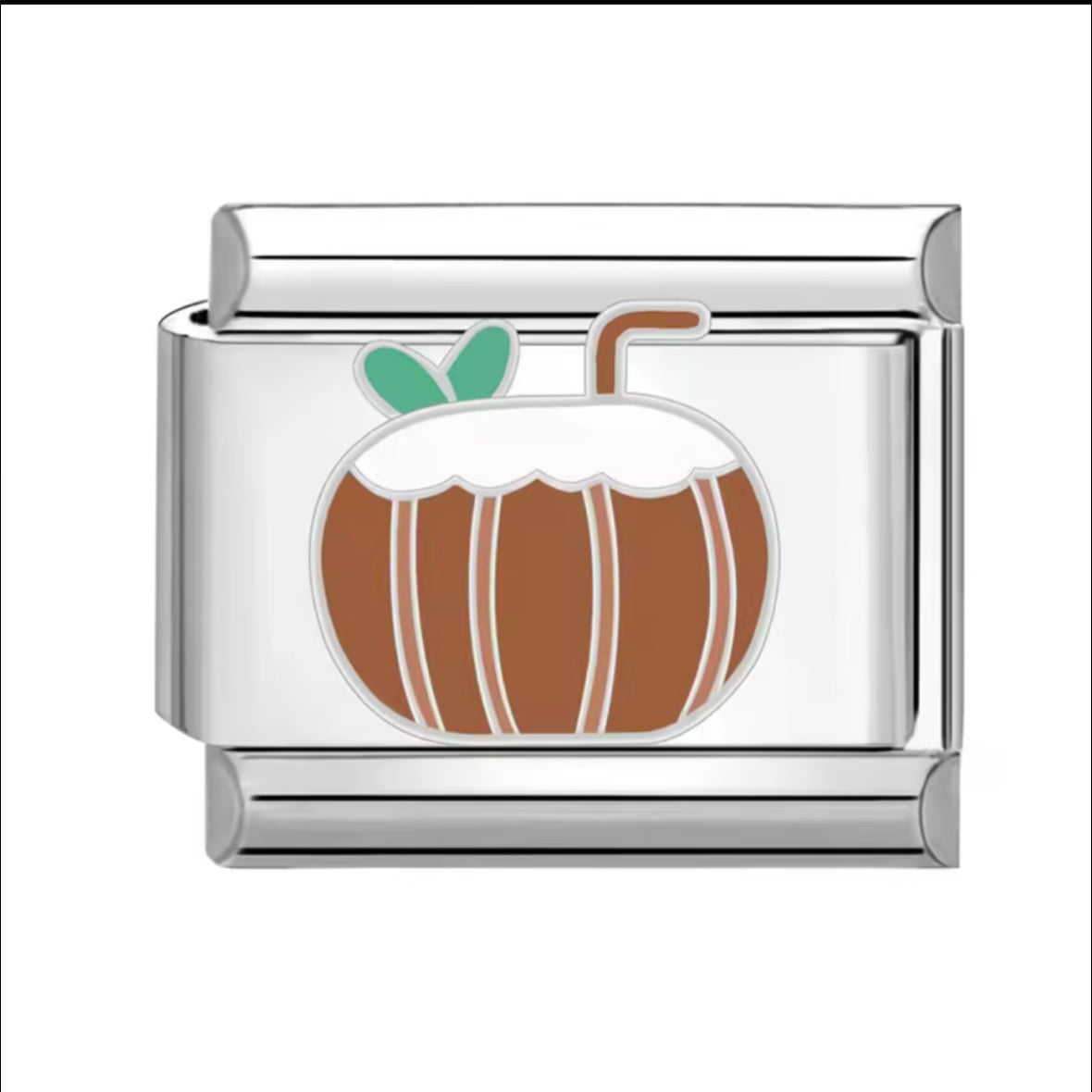Coconut Silver Charm