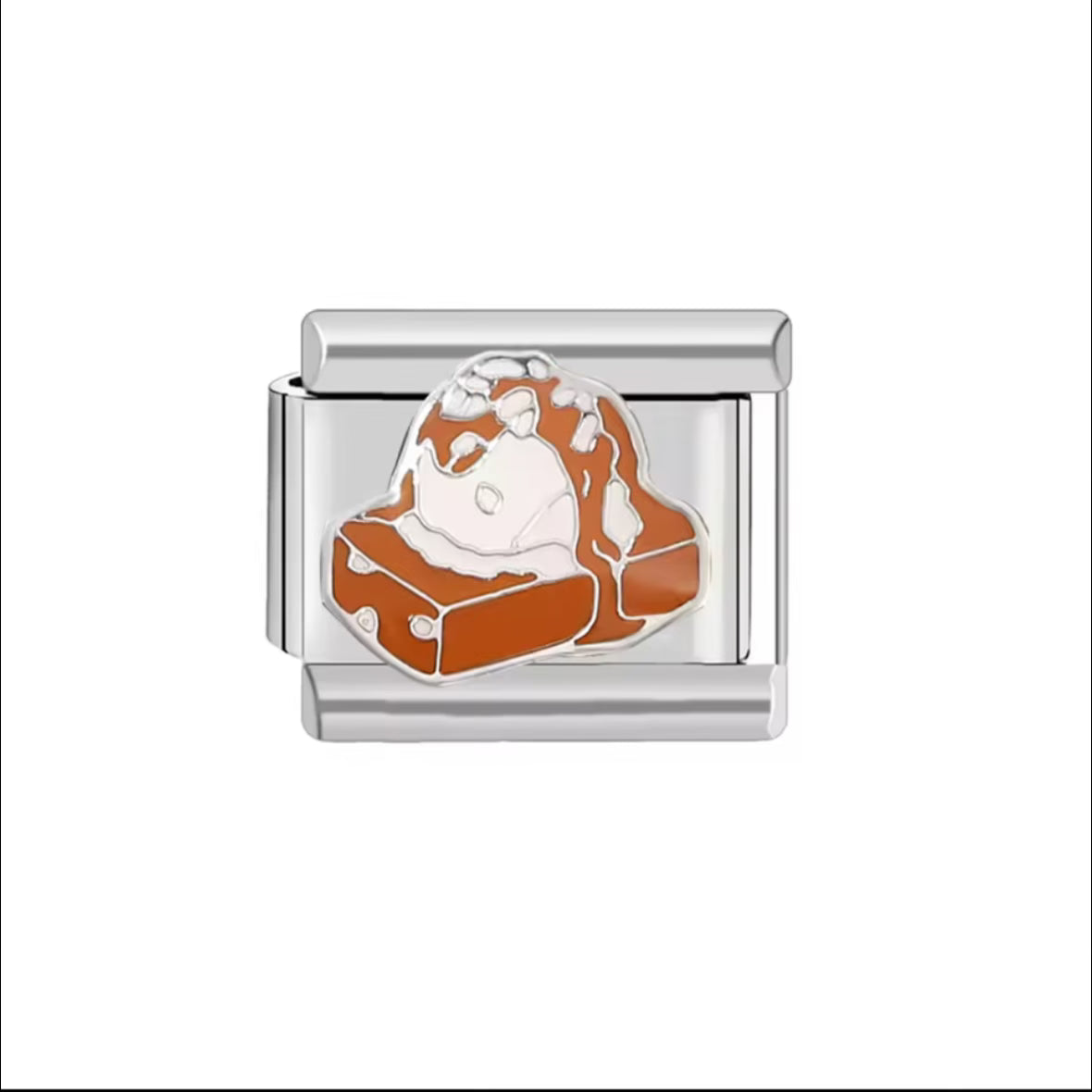 Brownie Silver Charm