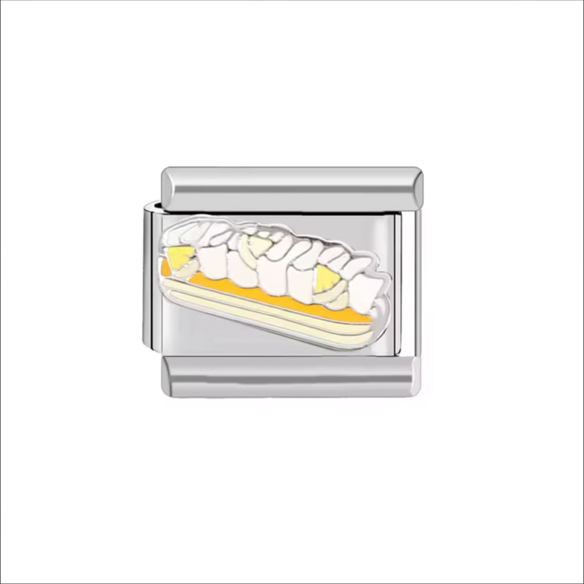 Cake Silver Charm 2