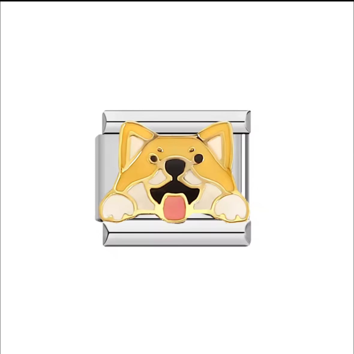 Dog Silver Charm 6