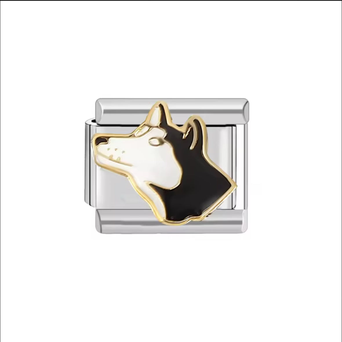 Dog Silver Charm 5
