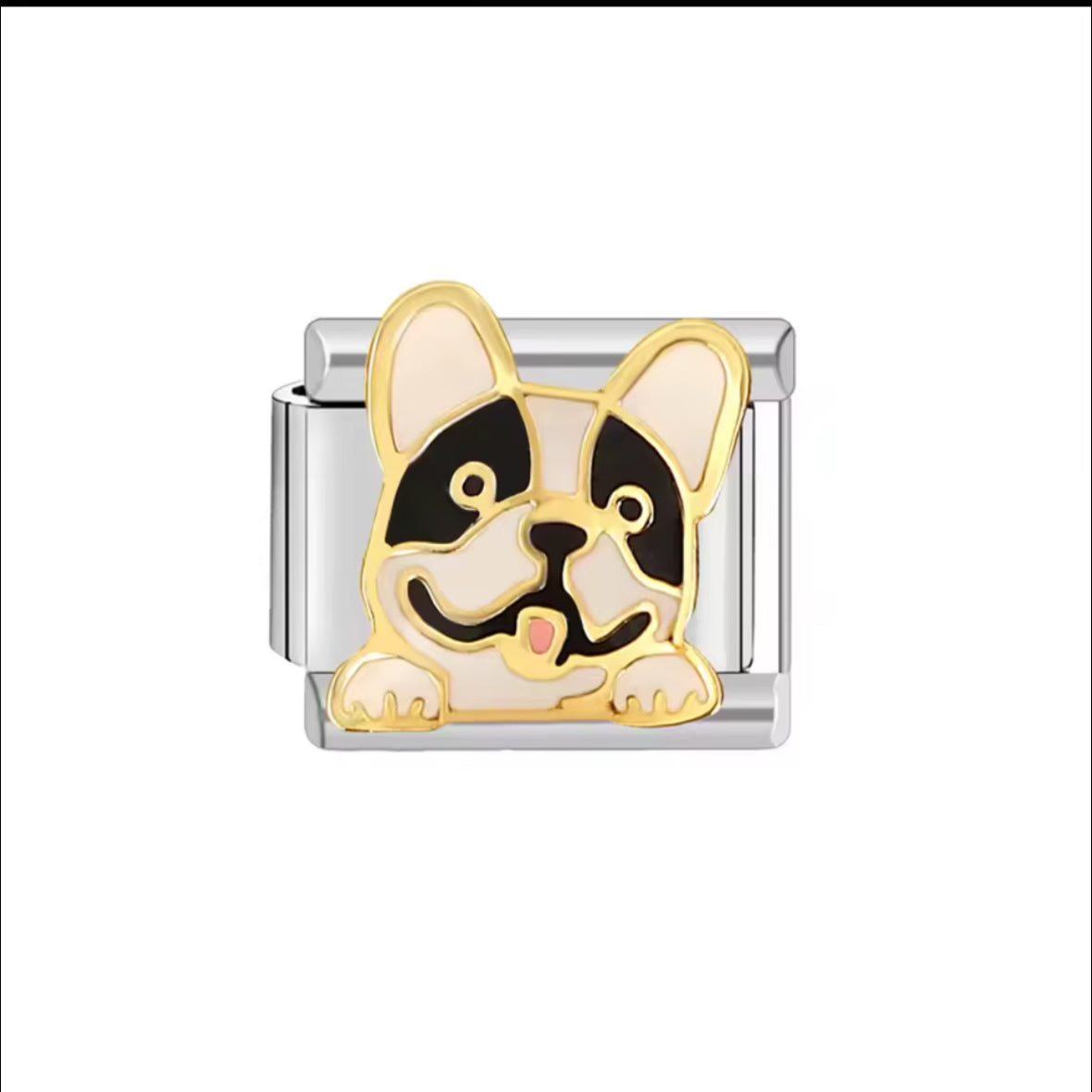Dog Silver Charm 3