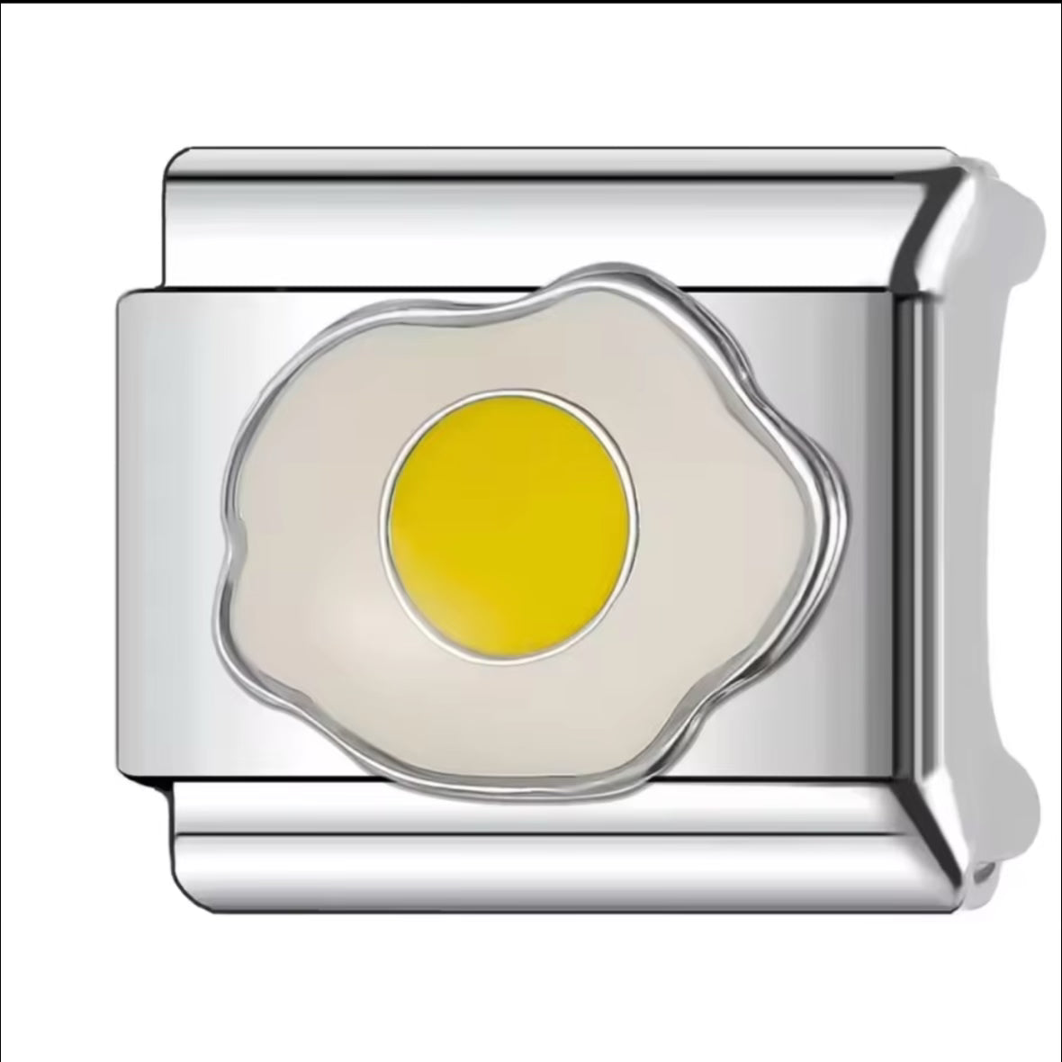 Egg Silver Charm