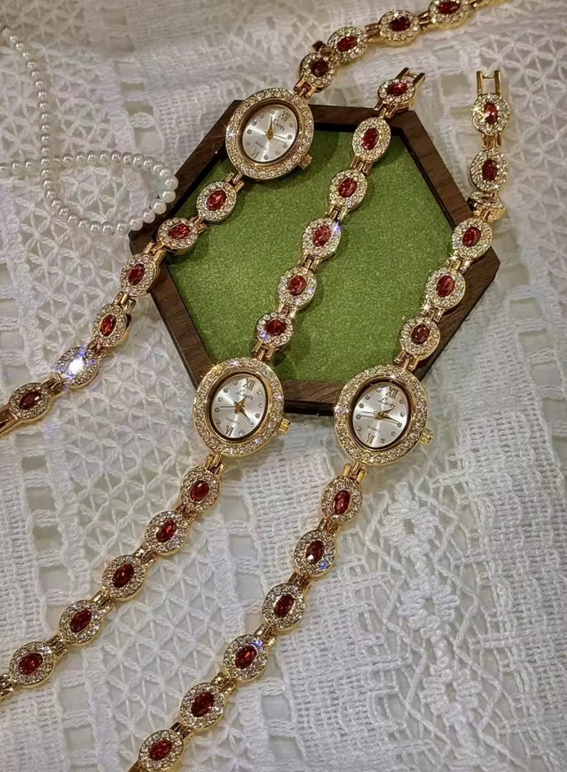 Florentina - Crystal Gem Pavé Watch