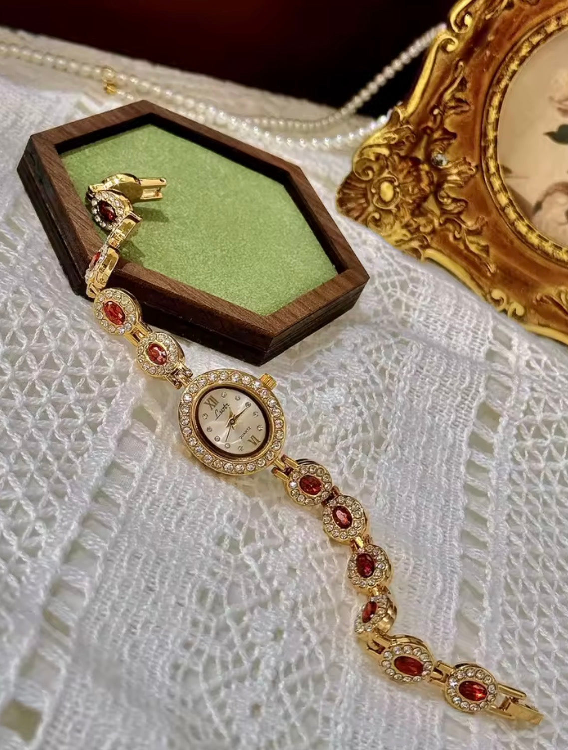 Florentina - Crystal Gem Pavé Watch